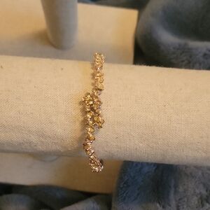 Stella & Dot Gold Crystal Bracelet